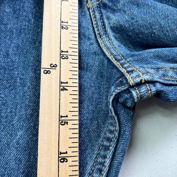 Levis 505 Jeans Mens 48 X 32 Straight Leg Big & Tall Blue Denim - Picture 12 of 13
